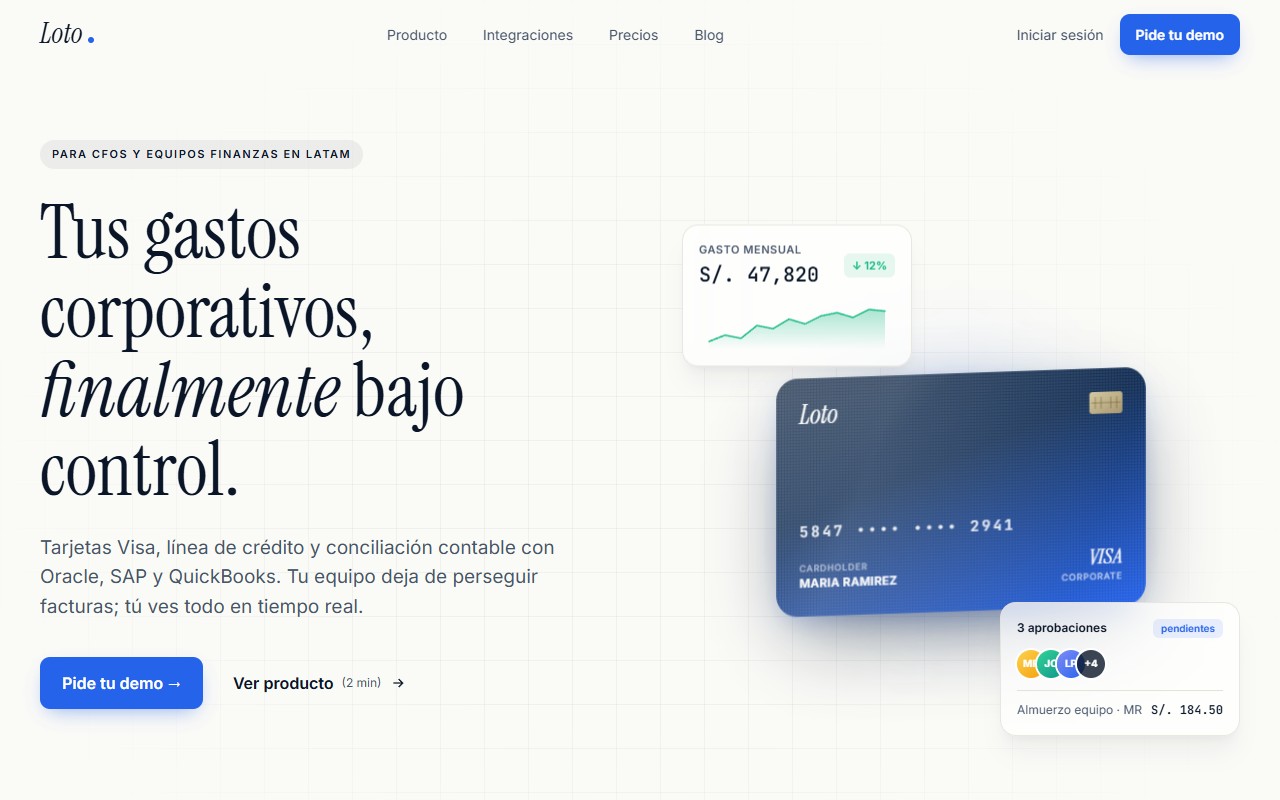 Captura de la web de Loto hecha por Vortik